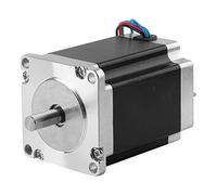 Adfaga 23HS8430 Stepper Motor 3A 2 Phase High Torque 1.8 Degree Step Angle Quick Start Stop Precision Motor for CNC Packaging Equipment 8mm Shaft Diameter Industrial Automation