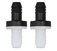 Adfaga 3/8 Inch Check Valve Non Return One Way Water Valve Plastic Durable Grade for Air Compressor Aquarium Pump Fuel Gas Liquid System 2Pcs (CDAV6)