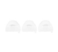 Adfaga 3 Piece Edge Stitch Lock and Sewing Gauge Set 2mm 3mm 4mm Sewing Template Finger Ruler Seam Needle Gauge for Quilting Knitting and Leather Crafts White PLA Material
