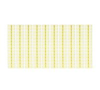 Adfaga 30 Ring Plastic Comb Binding Spines 150 Pages Capacity Heavy Duty Binder Combs Easy Open Close 19mm Diameter for A4 B5 A5 Documents Office Supplies 10PCS Pack (Yellow)