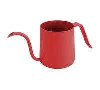 Adfaga 304 Stainless Steel Pour Over Coffee Kettle 250ml Gooseneck Spout Precise Water Control Portable Durable Kettle for Home Office Travel Coffee Brewing (Red)