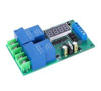 Adfaga 30A 12V Multifunction Motor Controller Forward Reverse Relay Module with Delay Limit Switch High Efficiency Metal Board for Industrial Equipment and DIY Robotics