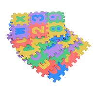 Adfaga 36Pcs EVA Foam Play Mat Interlocking Alphabet Numbers Floor Tiles Soft Crawling Mat Educational Learning Toys for Toddlers Boys Girls Multicolor Puzzle Game Mats