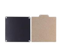 Adfaga 3D Printer Build Plate 120x120mm Dual Side PEI Soft Magnet High Temp Flexible Removable Print Bed Platform for Easythreed K9 3D Printers