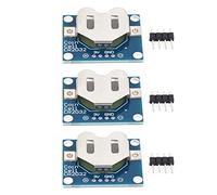 Adfaga 3Pcs Button Battery Holder Mounting Board with 2.54mm Contact Pin Port for Breadboard Projects DIY Electronics 20mm Cell Electrical Module Durable Plastic Construction