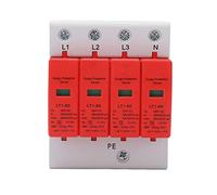 Adfaga 4P Protective Device Flame Retardant PC Housing 30kA to 60kA Protection with Thunder Protection for Home and Industrial Electrical Systems