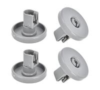 Adfaga 4PCS 40mm Dishwasher Wheel Replacement PP Dishwasher Lower Rack Wheel Compatible with AEG Favorit Privileg Zanussi Durable Wear Easy to Install for Home Kitchen Hotel Restau
