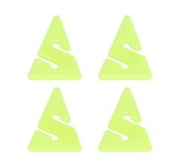 Adfaga 4Pcs ABS Scuba Dive Line Arrow Markers High Visibility Triangle Guide Rope Indicators for Technical Cave Wreck Diving Underwater Navigation (Fluorescent Yellow)