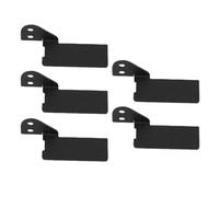 Adfaga 5PCS 3D Printer Filament Metal Scraping Piece Replacement for A1 Series with Widened Baffle Arc Shaped Flowing Guide Design Durable Metal Scraper Accessories Black 9.2 x 9.7
