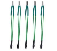 Adfaga 5Pcs High Power Heater Fast Heating 350℃ 6x15mm 24V Heater for V2.4 V0.1 3D Printer Stainless Steel Glass Fiber Wire (65W)