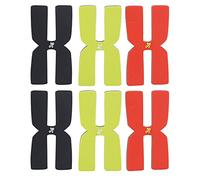 Adfaga 6PCS H Type Badminton Racket Weight Balance Film Silicone Head Weighting Piece Professional Adjustable Stability for Smash Power Control in Games Durable 6 Piec