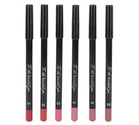 Adfaga 6PCS Professional Lip Liner Set Matte Long Lasting Lip Pencil Highly Pigmented Cosmetic for Precise Lip Contouring for Daily Makeup and Special Occasions (set 02)