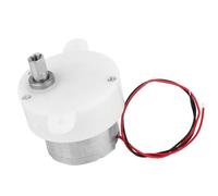 Adfaga 6V DC Geared Motor High Torque Low Noise Plastic Gearbox Motor with Double Flat Shaft for DIY Toys Robotics and Crafts Projects