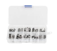 Adfaga 85 Pcs IC Assortment Kit 10 Specifications Integrated Circuit Chips for Electronics Projects DIY Home Circuits with Storage Box Black Plastic Components