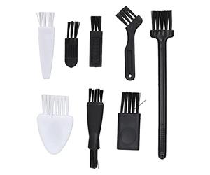 Adfaga 8pcs Electric Cleaning Brush Set with Soft Nylon Non Slip Handle for Maintenance Computer Cleaning Household Appliances Care Premium PP Material
