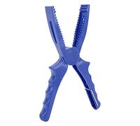 Adfaga ABS Fishing Pliers Professional Grade Fish Gripping Tool with Ergonomic Handle Non Slip Teeth for Saltwater Freshwater Anglers High Strength Plastic Construction 8.1 Inches (Blue)