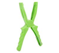 Adfaga ABS Fishing Pliers Professional Grade Fish Gripping Tool with Ergonomic Handle Non Slip Teeth for Saltwater Freshwater Anglers High Strength Plastic Construction 8.1 Inches (Green)