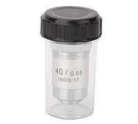 Adfaga Achromatic Objective Lens Set Premium All Steel Construction Multi Magnification 4X 10X 20X 40X 60X 100X For Biological Microscopes Research Education Standard RMS Thread 20 (40x)