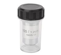 Adfaga Achromatic Objective Lens Set Premium All Steel Construction Multi Magnification 4X 10X 20X 40X 60X 100X For Biological Microscopes Research Education Standard RMS Thread 20 (100x)