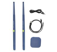Adfaga Air Drum Set Electronic Air Drum Sticks Portable Virtual Drum Kit with 3D Motion Sensing Technology for Beginners Adults Home Practice Travel Gift ABS Material (Blue)