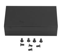 Adfaga Aluminum Alloy Electric Box Project Case Split Enclosure Matte Black 58x110x200mm Sandblasted Surface Rainproof Sealed Easy To Assemble Good Signal Shielding For Power Ampli