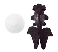 Adfaga Artificial Silicone Small Fish Aquarium Decor High Simulation Fake Fish Ornament for Freshwater Saltwater Fish Tank Decoration Red Blue Goldfish Betta Fish Tank Accessories (No. 6 Brown