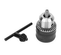 Adfaga B16 Drill Chuck Adapter 1.5 13MM Key Type Milling Tool Kit High Precision Anti Rust Stainless Steel Chuck for Professional Machining and Woodworking