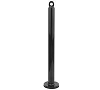 Adfaga Barbell Loading Pin Weight Lifting Support Rod Heavy Duty Steel Construction with Weight Plate Tray for Home Gym Strength Training Equipment Black 12.6 Inch 250lb Capacity