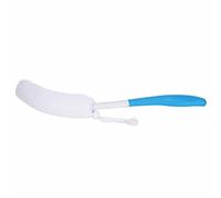 Adfaga Bath Body Brush Long Handle Soft Sponge Back Scrubber with Removable Head for Gentle Exfoliation Deep Cleaning Ergonomic Design Shower or Bath Blue White