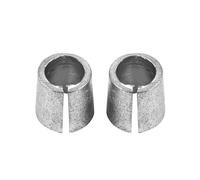 Adfaga Battery Terminal Adapters High Strength Metal Anti Car Battery Post Converter Sleeves for Side Mount Battery Connections Silver Color 15mm 1 Pair