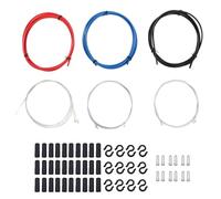 Adfaga Bicycle Hydraulic Disc Brake Hose Kit Universal Bike Brake Line Set with Inner Cable for MTB Road Bike 3 Colors Red Black Blue High Carbon Steel Durable