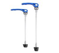 Adfaga Bike Skewer Set Premium Aluminum Alloy Quick Release Front Rear Axle Skewers for Mountain Road Bicycle Durable Lightweight High Strength 1 Pair Multiple Colors (Blue)