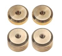 Adfaga Brass Chassis Weight Balancer Counterweight Kit with Precise Thread Design for RC Drift Touring Cars Compatible with HSP Kyosho YOKOMO Models 4 Piece Set Golden Color