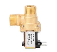 Adfaga Brass Solenoid Valve Normally Closed G1/2 Inch Electromagnetic Water Control Valve High Pressure for Industrial Automation Systems Water Flow Regulation (AC220V)