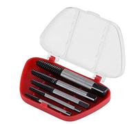 Adfaga Broken Screw Extractor Bolt Remover Set Professional Left Handed Spiral Flute Tool Steel Screw Drill Extractor Kit for Rusted Stripped Screws Bolts Fasteners 5PCS