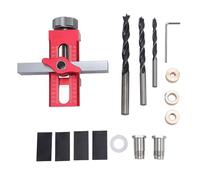 Adfaga Cabinet Door Installation Jig Professional Aluminum Alloy Clamping Tool 0 55mm Range with Support Arm for Woodworking Cabinets Crafts DIY Projects