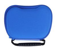 Adfaga Controller Storage Case Heavy Duty Nylon Protective Hard Shell Travel Carrying Case with Metal Zipper for Series X S Controllers and Gaming Accessories Durable Portable Desi (Blue)