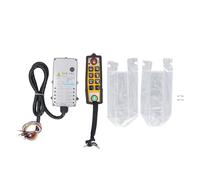 Adfaga Crane Remote Control Industrial Grade IP65 6 Directional Buttons Quick Response 100M Range for Cranes Hoists Machinery DC24V