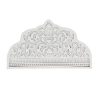Adfaga Crown Fondant Mold Large Reusable Silicone Baking Mold for Cakes Chocolates Crown Design High Temperature Resistant Silicone Mold for Birthday Parties Home Decorations