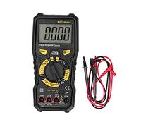 Adfaga Digital Multimeter True RMS Smart Multifunction LCD Autoranging Multimeter High Accuracy Capacitance Voltage Tester for Electricians Engineers Technicians ABS Black 510g