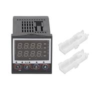 Adfaga Digital Timer Counter 4 Digit Display Multi Function Industrial Measuring Device with Power Off Memory for Assembly Line Manufacturing 100-240VAC 48x48mm Panel Size