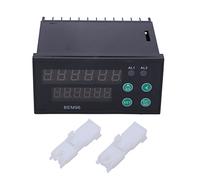Adfaga Digital Timer Counter 6 Digit LED Display Industrial Grade Multifunctional Counting Timing Meter with Relay Output for Manufacturing Plants AC100 240V Power Supply