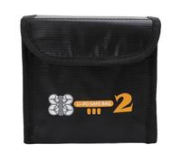 Adfaga Drone Battery Safe Bag Explosion Proof Battery Storage Case Protective Pouch for Avata 2 Holds 3 Batteries Lightweight Durable Fabric Travel Essential