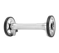 Adfaga Easy Wheels Extension Bar High Strength Lightweight Aluminum Alloy Telescopic Folding Bike Rod 3sixty Folding Cycle Accessories Durable Support Bar (Silver)