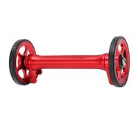 Adfaga Easy Wheels Extension Bar High Strength Lightweight Aluminum Alloy Telescopic Folding Bike Rod 3sixty Folding Cycle Accessories Durable Support Bar (Red)