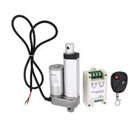 Adfaga Electric Linear Actuator 750N 12VDC Heavy Duty Aluminum Alloy Linear Motion Actuator with 50mm Stroke for Electric Bed Sofa and Industrial Equipment (Actuator with Controller Remote Control)