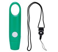 Adfaga Electronic Whistle 3 Gears Adjustable Volume Training Whistle with Lanyard for Referees Coaches Sports Outdoor Activities ABS Plastic 15cm Lightweight (Green)