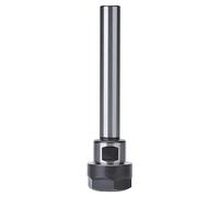 Adfaga ER20 Collet Chuck Holder Heavy Duty Straight Shank Extension Bar for CNC Milling Machine Deep Hole Drilling Chrome Molybdenum Steel 100mm Length (C16)