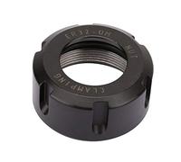 Adfaga ER40 ER32 ER25 Collet Nuts Premium Carbon Steel CNC Milling Chuck Accessories High Precision Durable Rust for Lathe Machine Tools Professional Grade Hardware (ER32 UM)