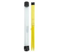Adfaga Fiberglass Golf Alignment Stick Training Aid Swing Corrector Direction Indicator with Rope for Golf Practice Durable Lightweight Yellow
